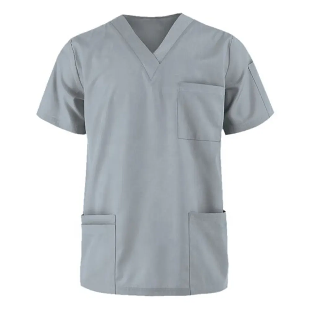 Unisex Medical Uniforms Men Women Nursing Clothes Beauty Costume Nurse Scrub Coat Doctor Dentist Workwear Clinical Tops