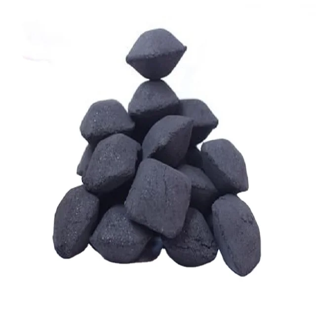 Coal King Coconut Charcoal 100% Nature Pillow Shape Charcoal Less Ash Coconut Charcoal For Restaurant