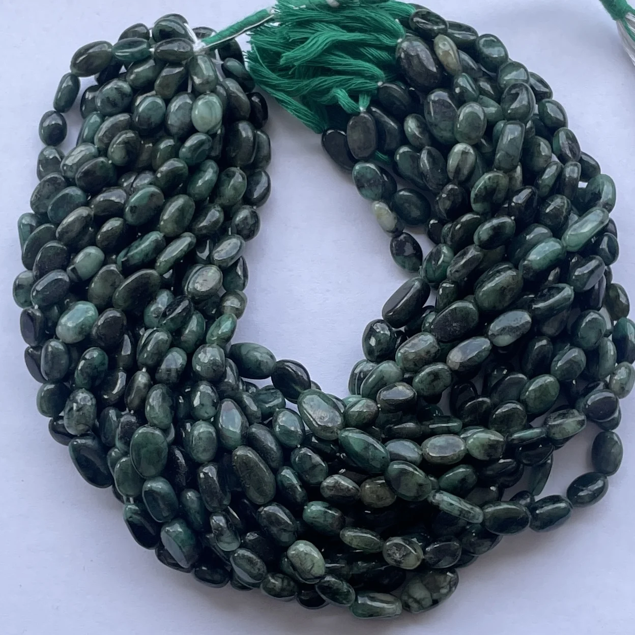 6mm 8mm 10mm Natural Precious Green Emerald Smooth Oval Gemstone Beads Strands from Manufacturer Online India Alibaba  2024 Shop