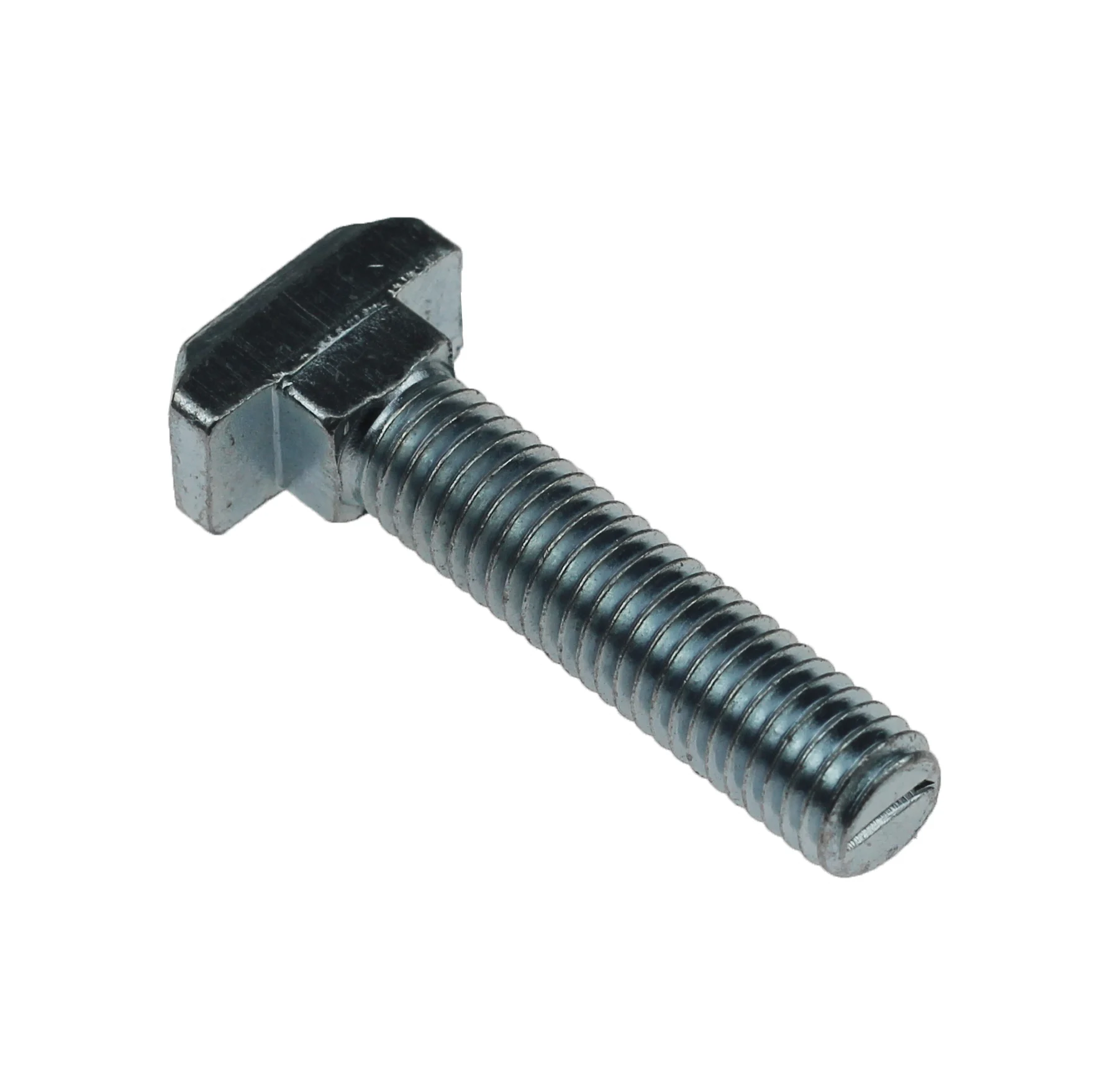 T-bolts DIN 186 M10 X 35 for ThyssenKrupp escalators, characteristic class 8.8, zinc-plated steel Step 5 mm