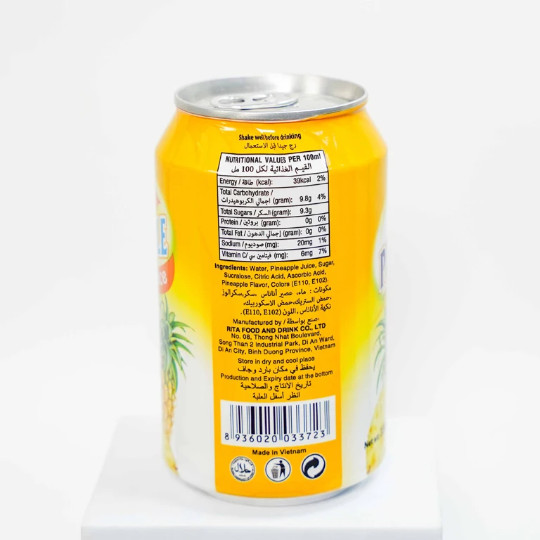 330ml Tropical Peach Juice Good Taste Free Design Label Good Taste Provide Vitamin C Fruit And Vegetable Juice