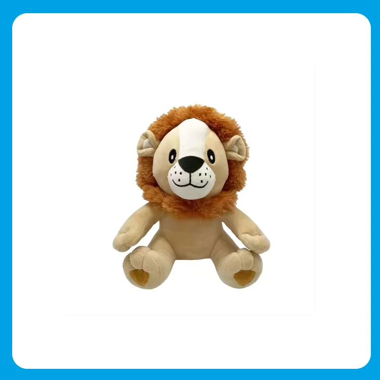 Лидер продаж 2022 года супер мягкая ткань в виде льва набивное животное коричневый лев для подарка и украшения низкие цены экспортеров