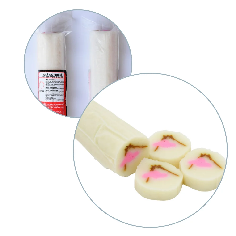 HACCP Prepared food Cheap price Surimi product Frozen FUJI MOUNT FISH CAKE Vacuum pack 160g Vietnam factory For Korean Ramen