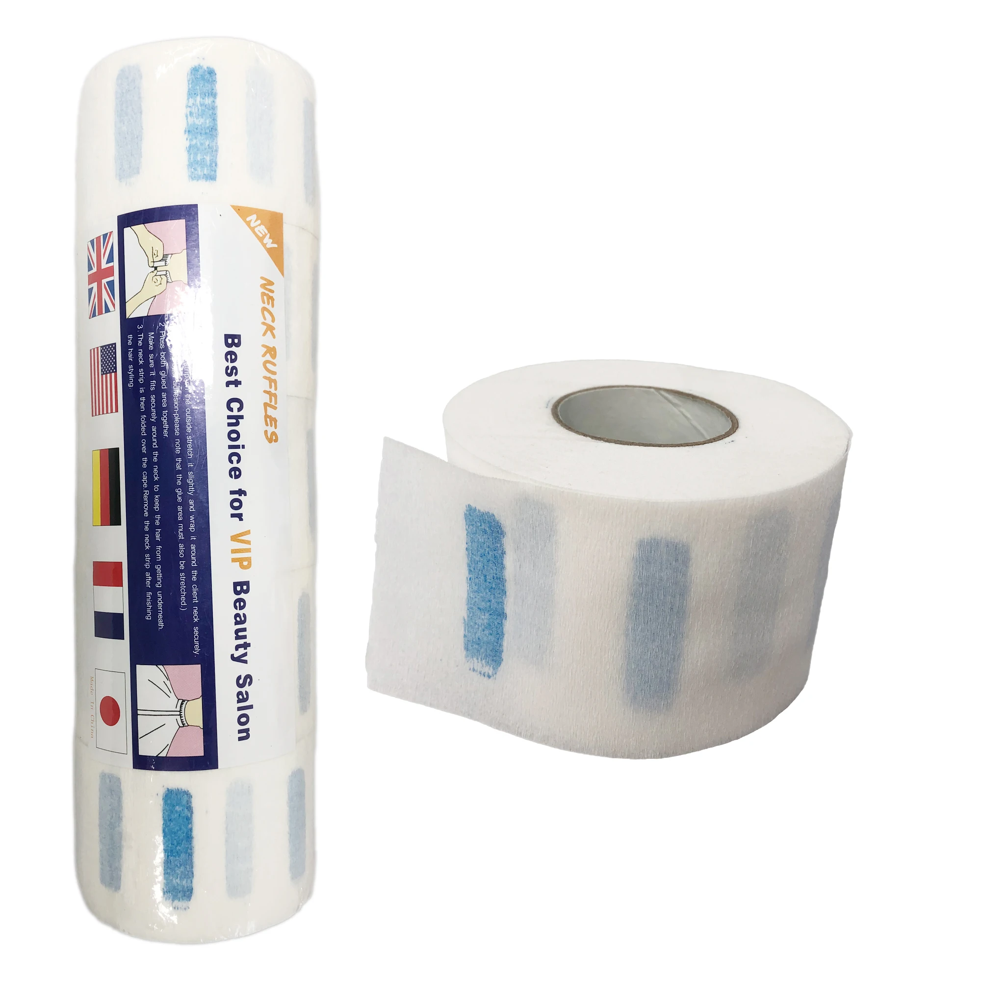 Wholesale Thick Disposable Neck Paper Collar Neck Strip For Barbers And Hairdresser Neck Paper Salon Hair Dye