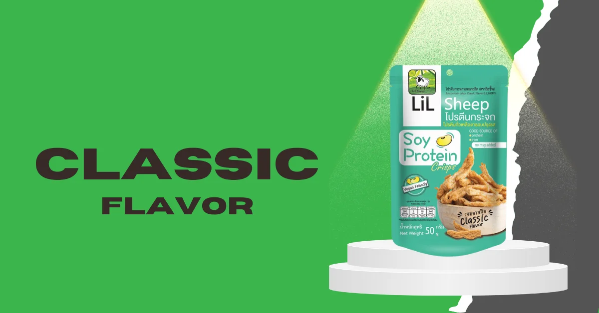 Healthy Snack Soy Protein Crisps Classic Flavor By LIL SHEEP Thailand Vegan Snack High Quality Healthy Vegetable Snacks