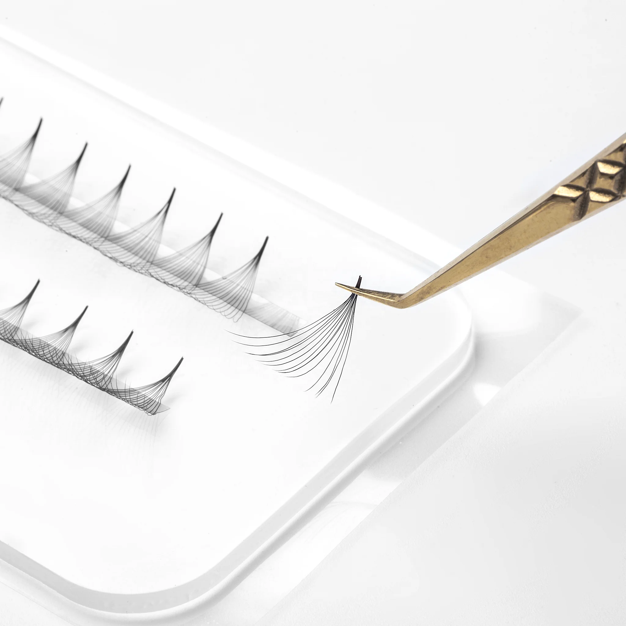 10pcs 14D Three-dimensional Multi-layer Black Hard Artificial Mink Eyelashes Natural False Eyelashes by Lashes Model Number
