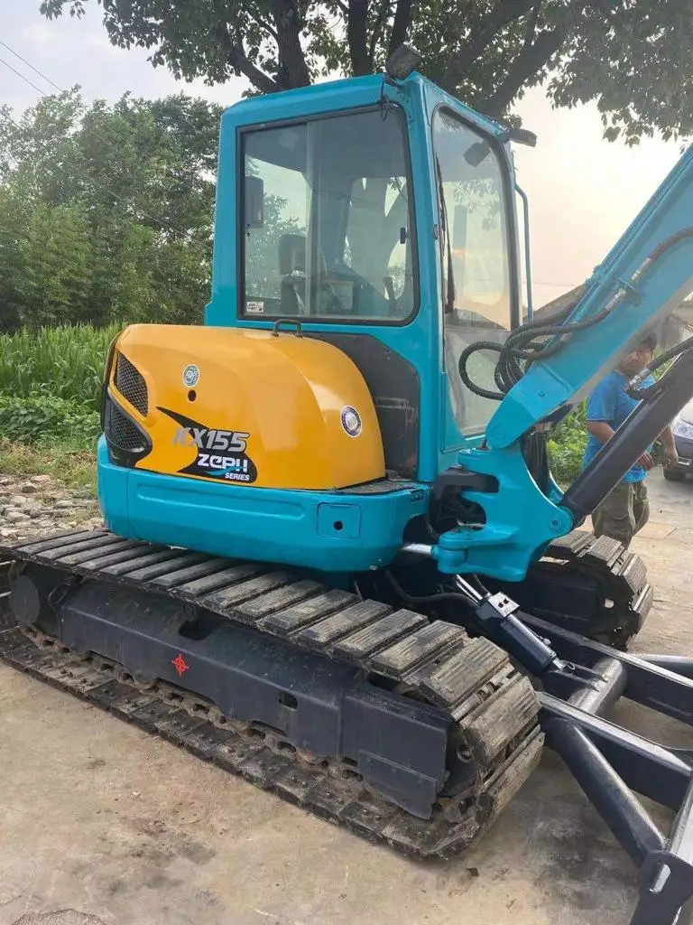 Second Hand Used Japan Kubota Crawler Kx161-3 Small Construction Machinery 6.1 Ton Hydraulic Excavator Digger With Cheap Price