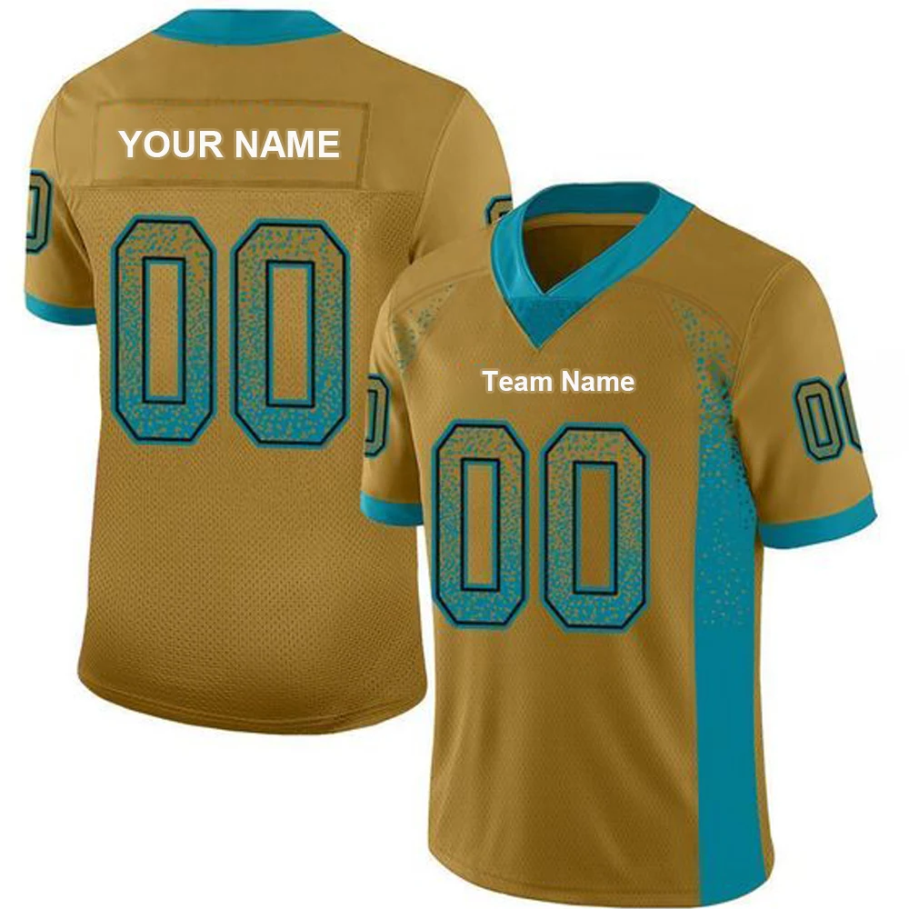 Высококачественная сублимационная печатная Американская Футбольная майка быстросохнущая новейшая форма с коротким рукавом от BD