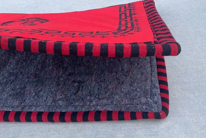 Western Saddle Blanket carona suadero charro para caballo Red Saadlepad English horse racing products from India