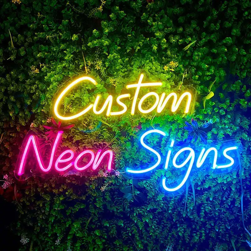Wholesale Silicone Waterproof IP65 612 or 816mm neon strip Led Rope Flexible Light Lamp Sign Custom Flex Led Neon Lights