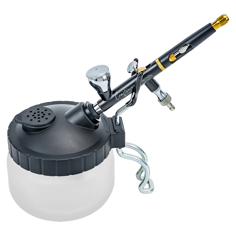 High Quality Manufacture Strong Glass Airbrush Washing Cleaner with air Filter Mat