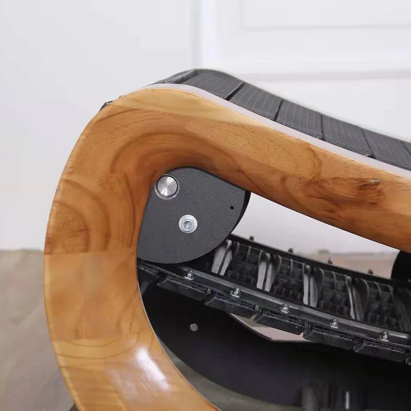 gym commercial air running wooden curved unpowered treadmill