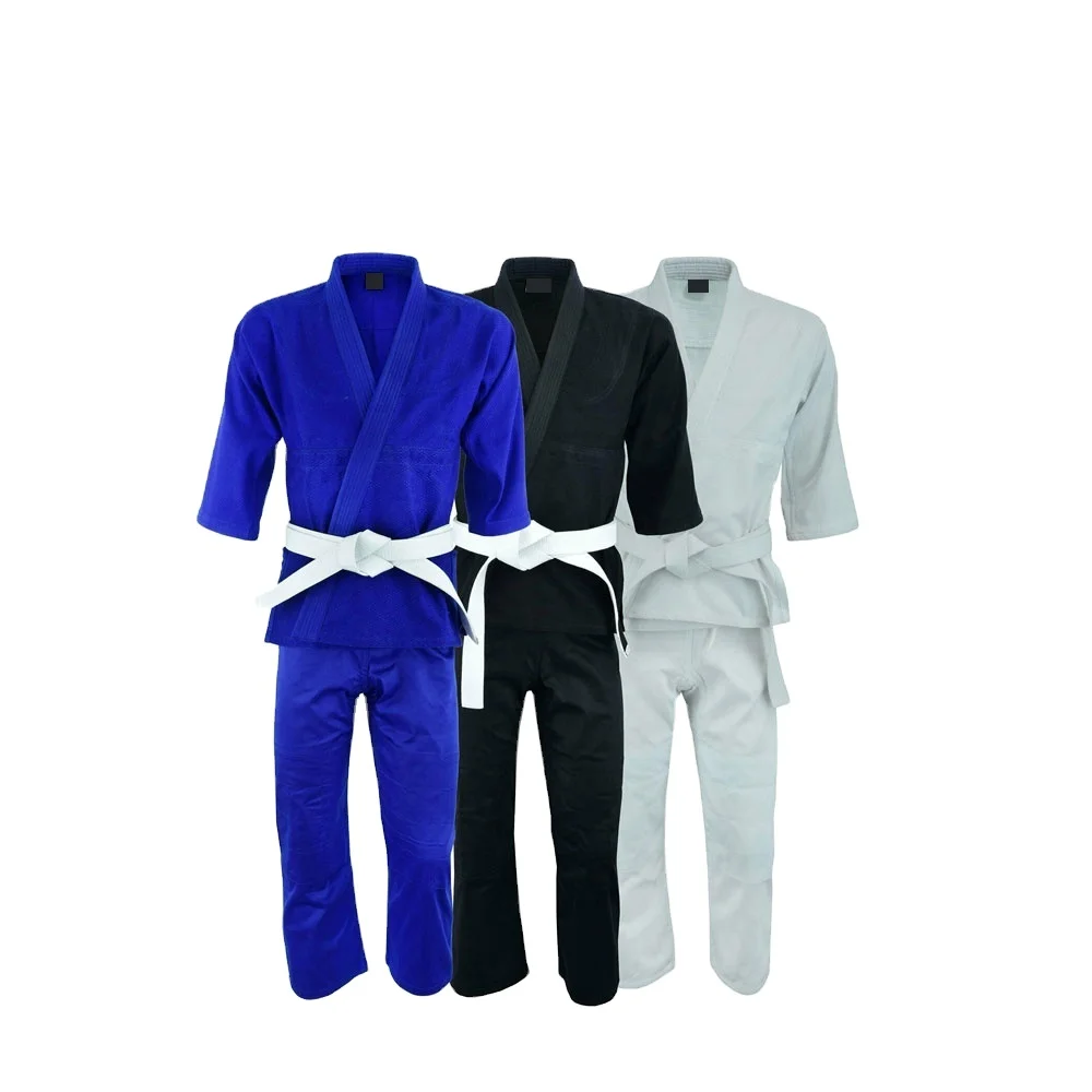 Manufacturer judo supply white jiu itsu uniforms Bjj GI Judo uniforms karate gi for student bjj gi