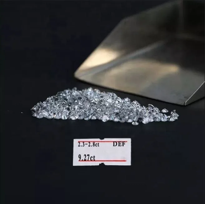 Lab Grown Loose Diamonds HTHP Polished 0.8 mm to 3 mm size round brilliant cut,vvs loose lab grown diamonds