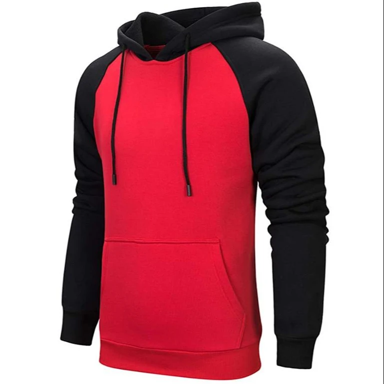 Custom Design Logo Material Pattern High Quality Long Sleeve Hoody with Kanga Pocket All Color And Size Available
