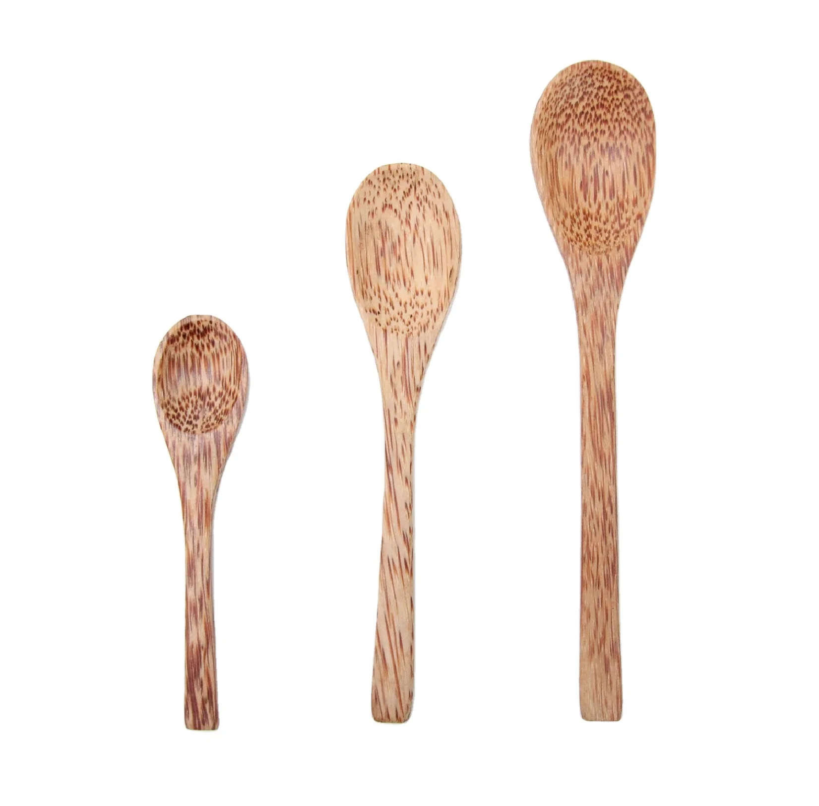 Sustainable Handicrafts Coconut Wood Spoon Eco-friendly Daily Life Smooth Kitchen Flatware Serving Tea Spoon