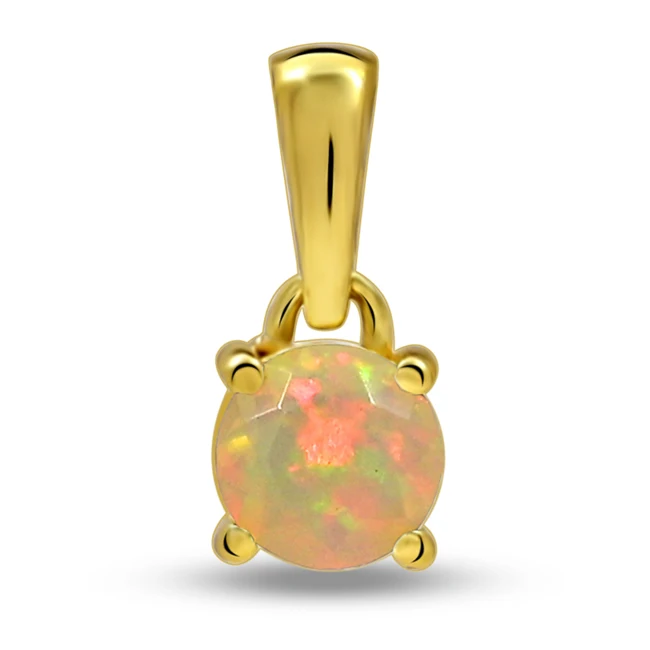 Custom Jewelry Fashion Women Custom Jewelry Silver 18K Gold Plated Smooth Mandarin Garnet Pendants