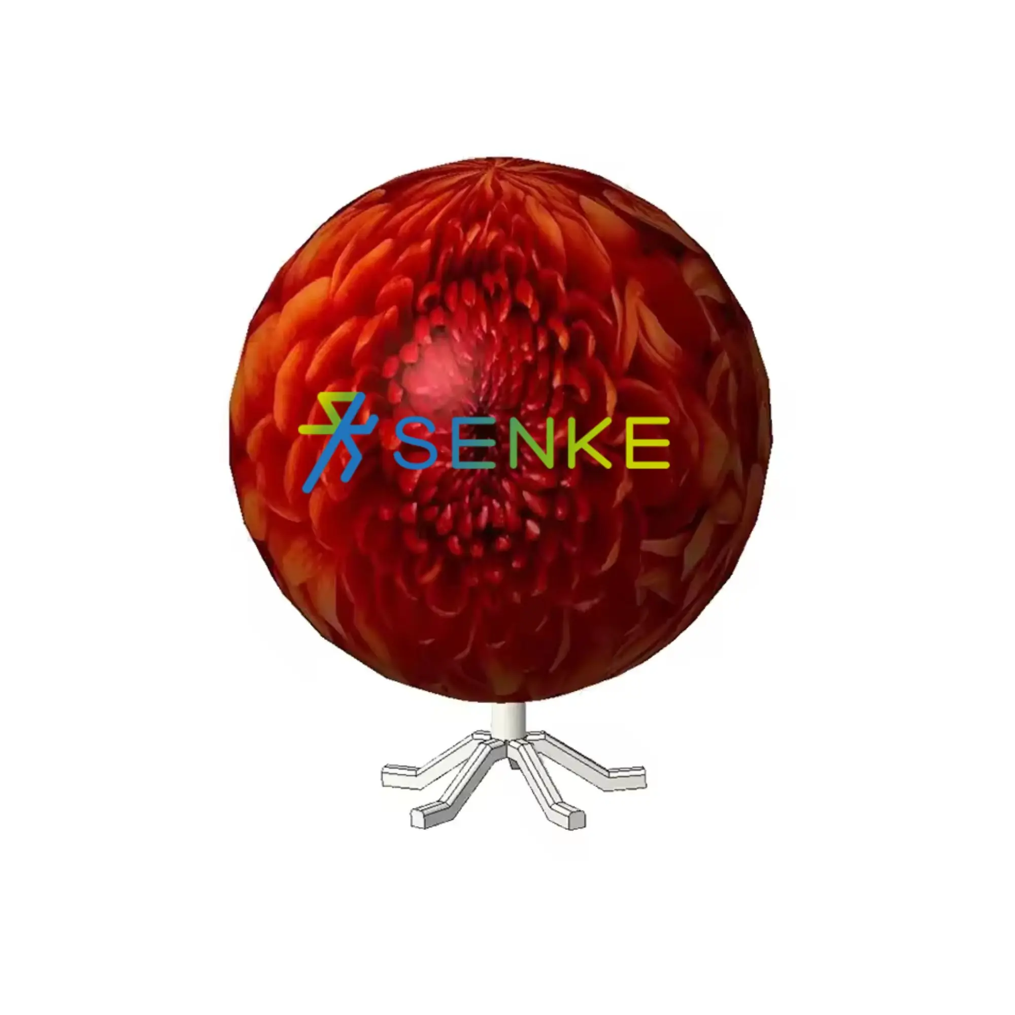 senke creative 360 degree viewable indoor outdoor led sphere display screen