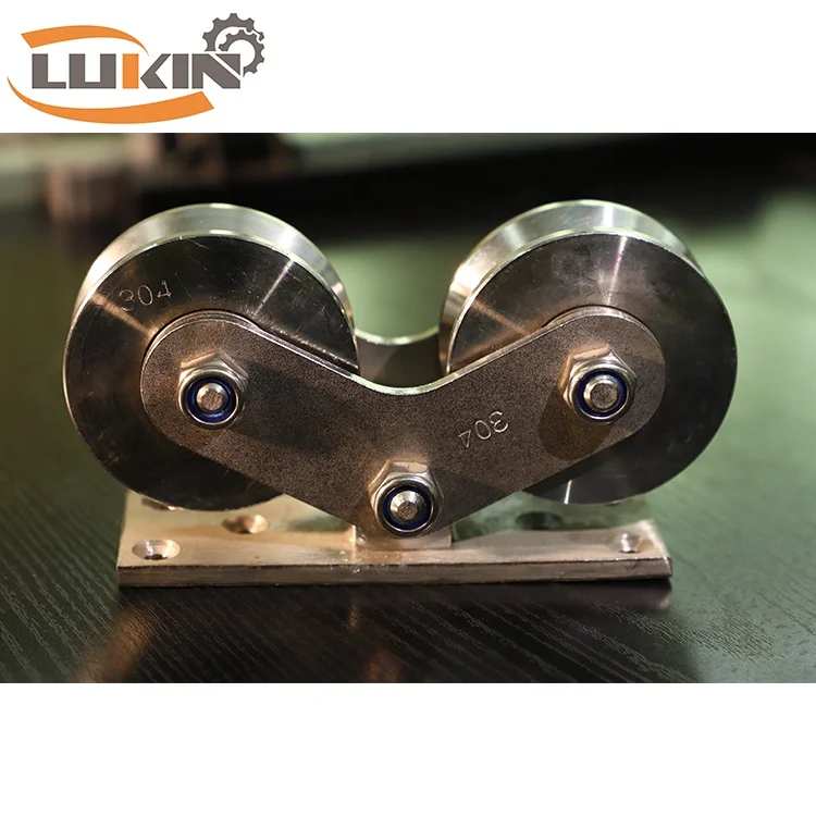 Heavy Duty Sliding Gate Wheel in 304/201with bearing for heavy duty sliding doors