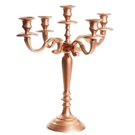 Three Arm Candles Taper Tall Candelabra Antique Style Metal Candelabra Church Holiday Decor Home Lighting Special Event