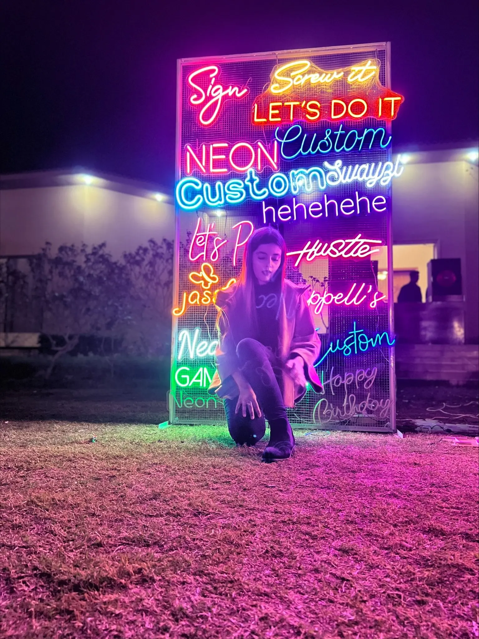 Neon Signs Custom LED Flex Personalized Lights with Waterproofing Ad-on For Birthdays Weddings And Events ns-atmosphere