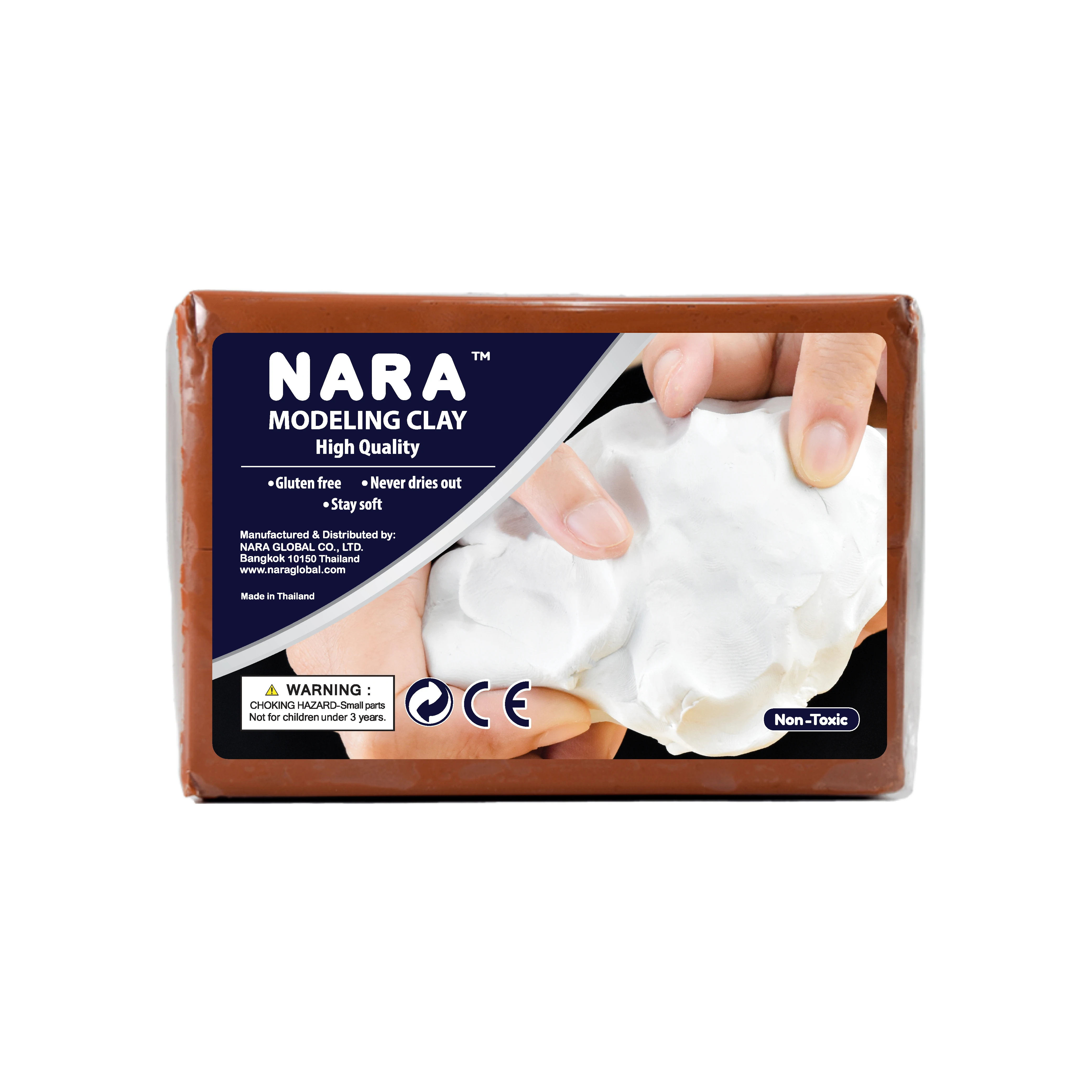 2 lbs. Terracotta Modeling Clay Plasticine Soft Non-Toxic Great Kids Beginner Artist Foam Clay Resin Oil Based Sculpture Crafts