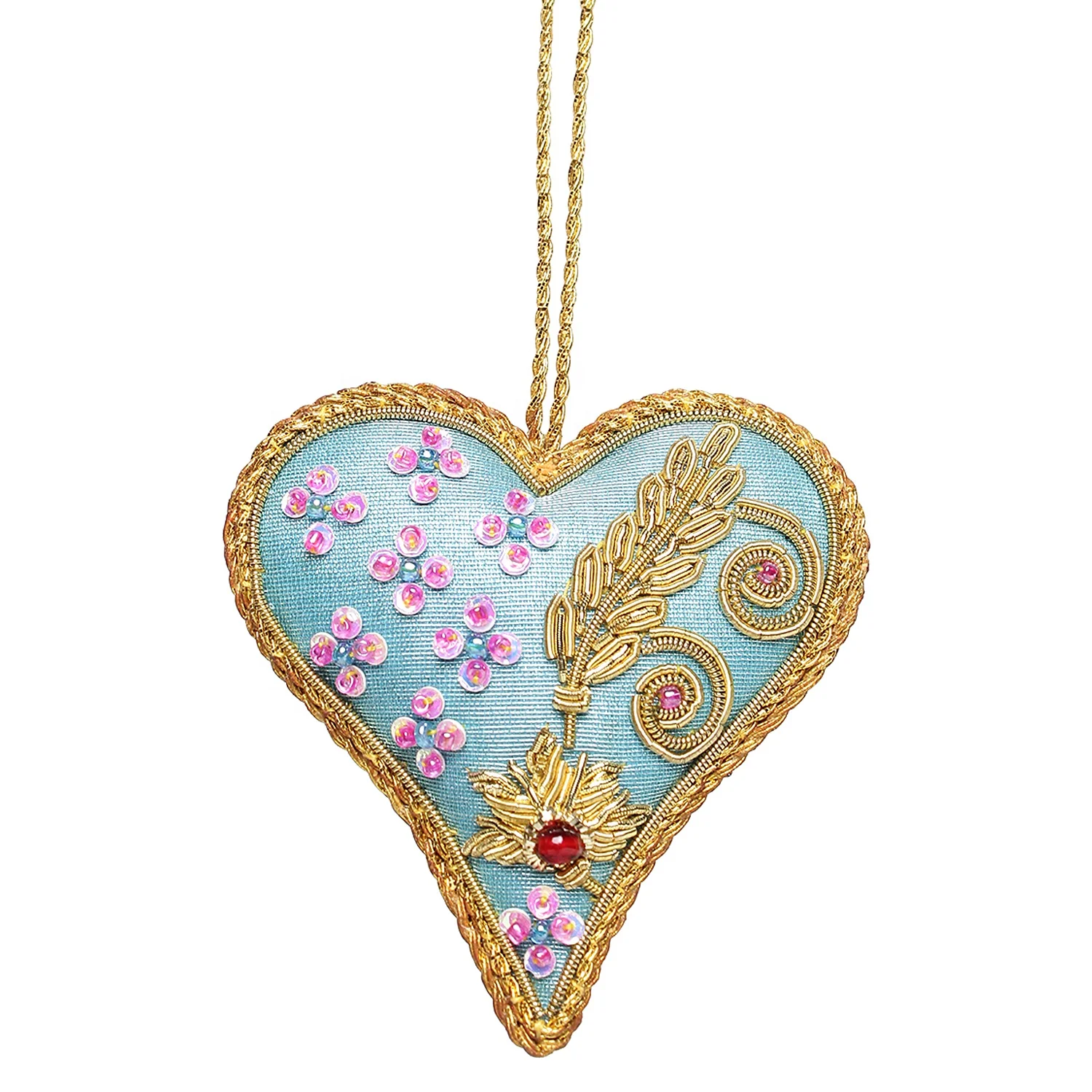 Handmade Embroidered Beaded Velvet satin Christmas Decorations Lama Santa  Socks   Flying Sparrow  Customized  Shapes Wholesale