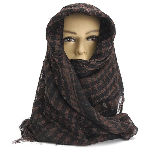 High Quality Polyester Cotton Camouflage Shemagh Arab Scarf Head Wrap Camouflage Scarves