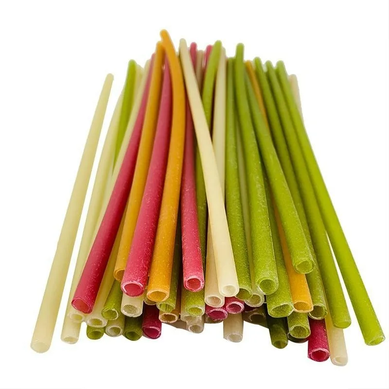 Rice drinking rice straw Eco-friendly Plant-based straw Vietnam supplies Color rice straw Quality product
