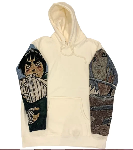 Tapestry / Anime hoodie with custom logos printing  embroidery at wholesale for men and women