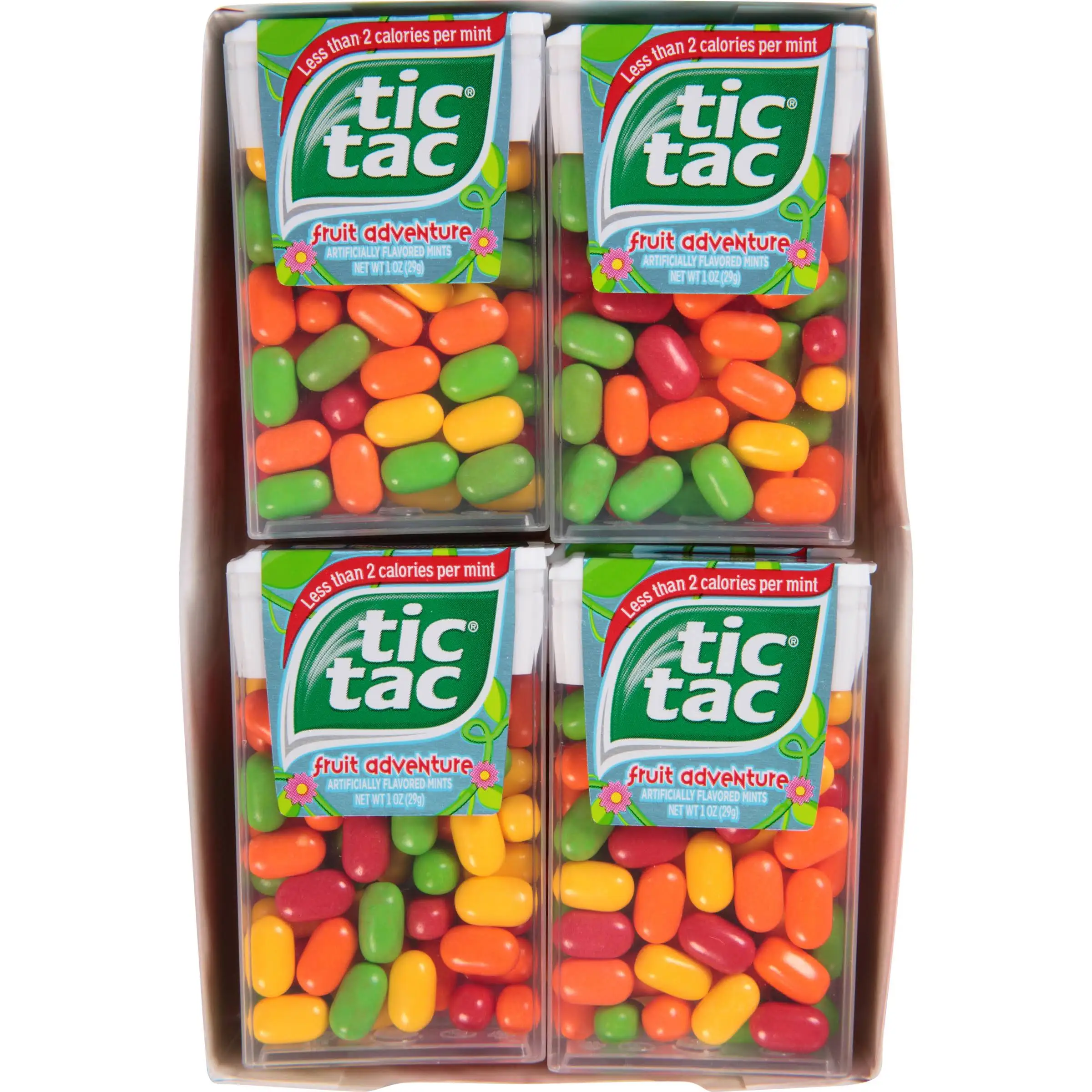 Tic Tac 1.7 oz Bulk Fresh-Mint Breath Mints Variety Pack On-the-Go Refreshment Great for Halloween Parties Ball Pattern Gum