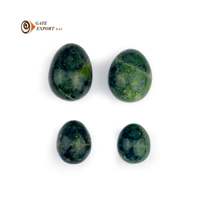 NEPHRITE STONE EGG SHAPE / HANDMADE / ARTISAN / CRAFT / STONE CRAFT / HANDICRAFT / TEMPLE / HAPPINESS / PURITY / SERENI