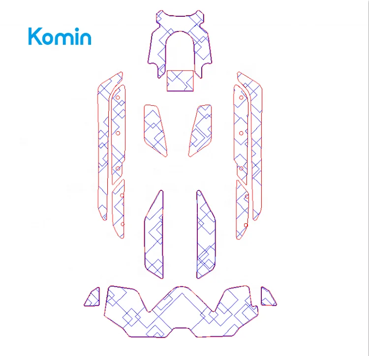 Komin Custom EVA Foam Deck Pad For Jet Ski PWC Traction Mat