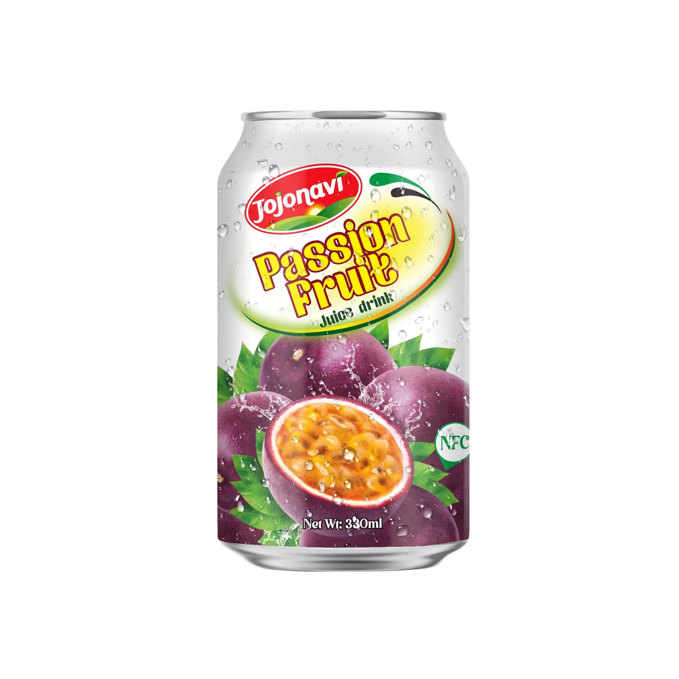 OEM/ODM Passion fruit and Orange juice in Canned, 330ml JOJONAVI, The Fruit Juice Private Label, Beverage Factory in Vietnam