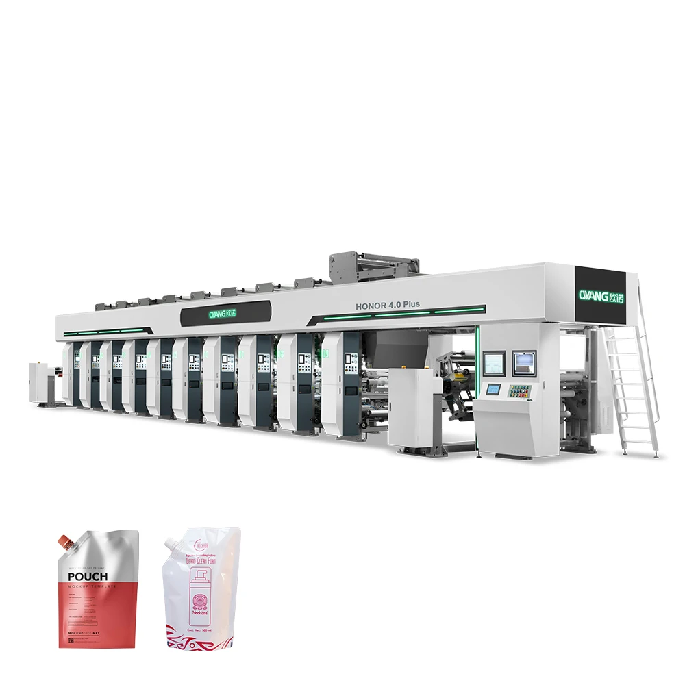 Intelligent High Speed ELS All Servo Control Rotogravure Printing Machine with Automatic Color Registration