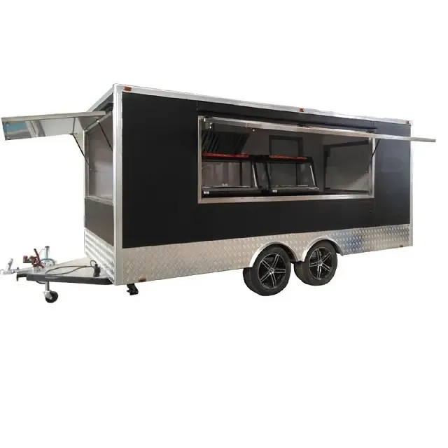 Order Good Reputation at Home and Abroad Big Pizza Waffle Mobile Food Trailer/ Truck/kiost Low Price