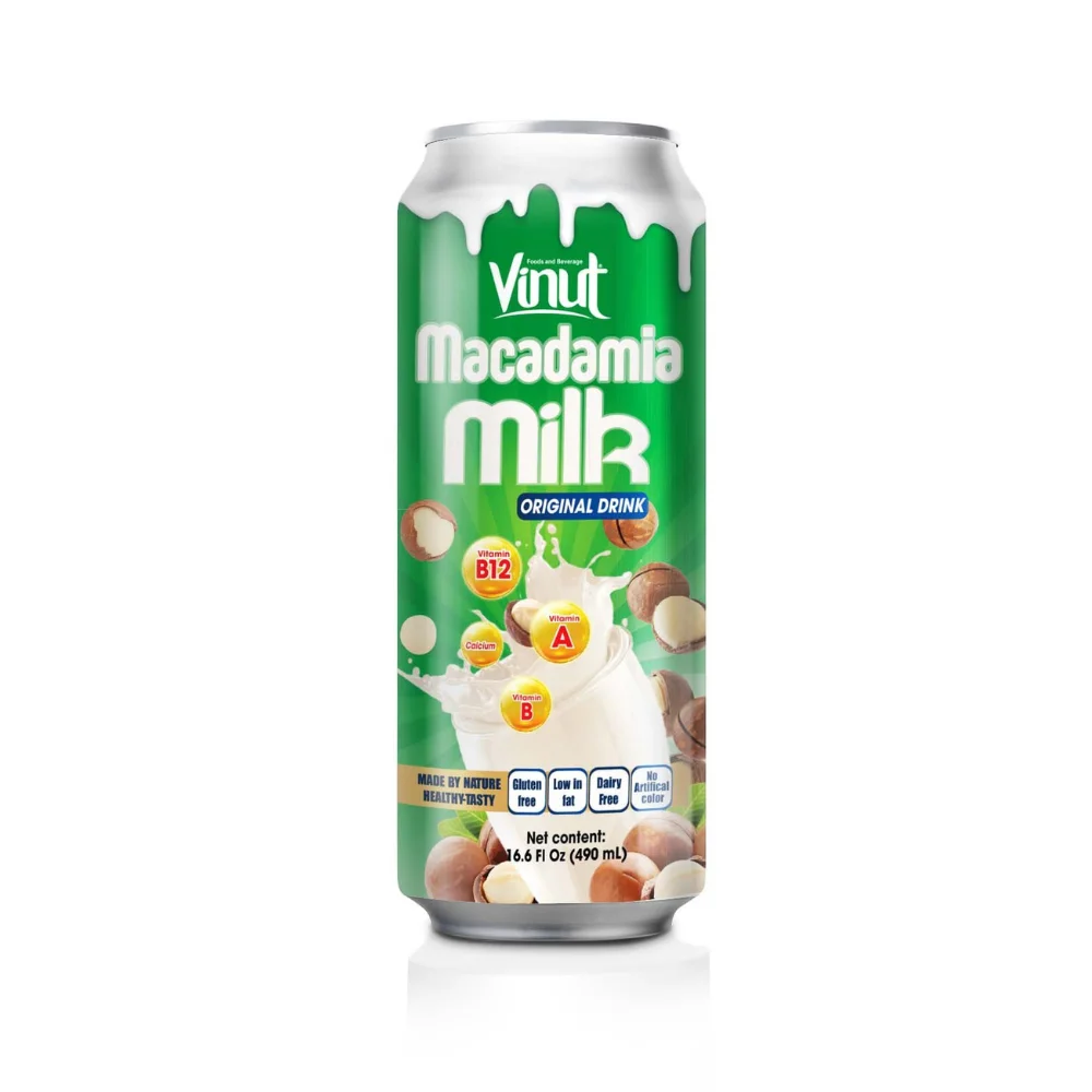 500ml VINUT Macadamia milk drink Suppliers Manufacturers vegan milk nut milk
