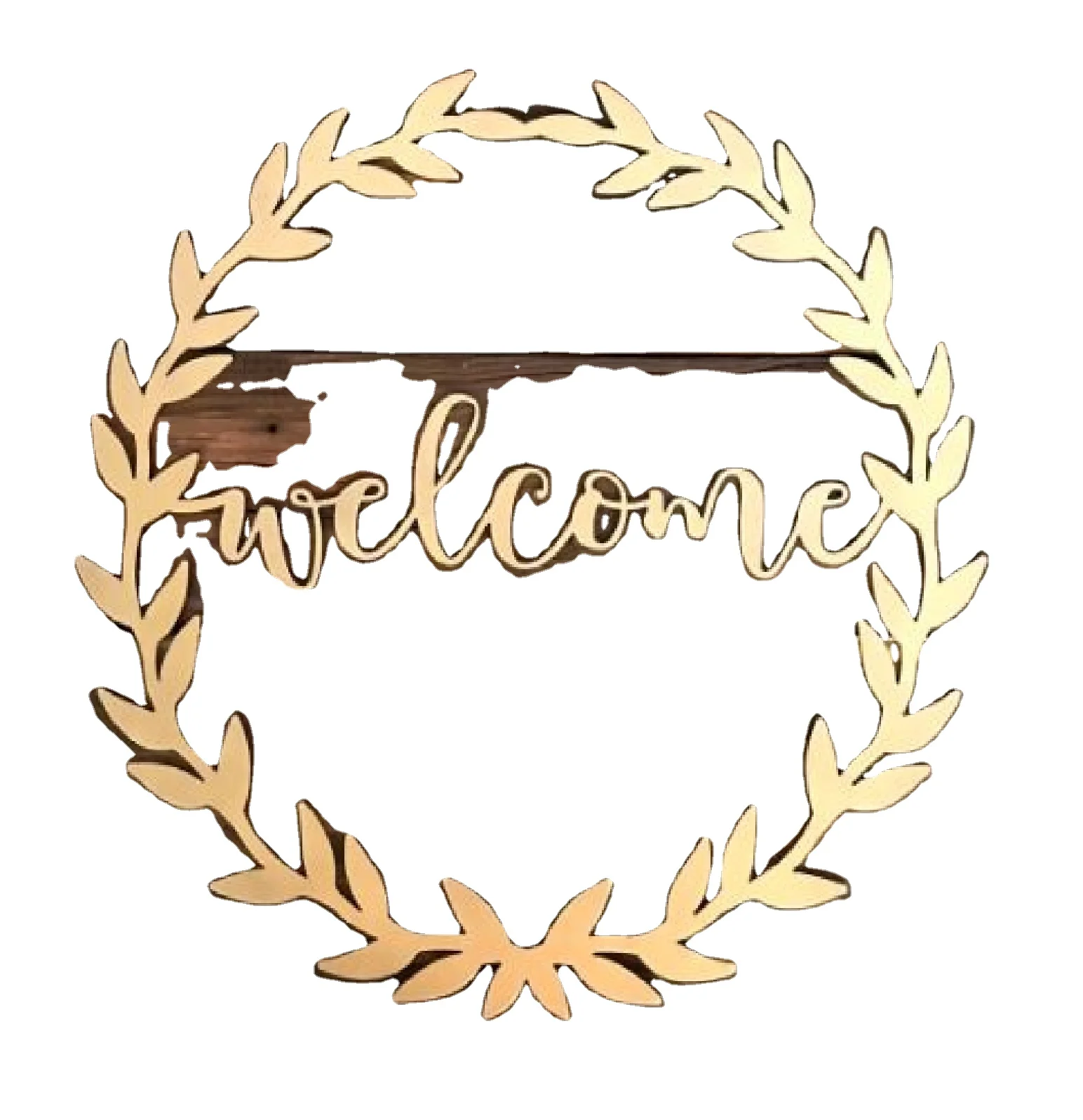 Креативная Настенная картина из позолоченного металла с уникальным уличной установкой идеально подходит для стильного декора дома и сада