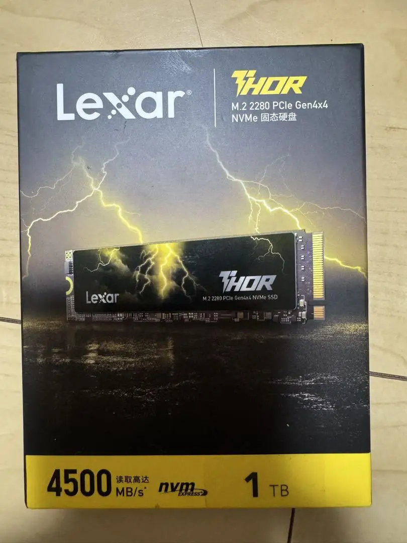 Твердотельный накопитель Lexar SSD THOR NVMe M.2 (PCI-E 4 0) емкостью 1 ТБ/2 ТБ