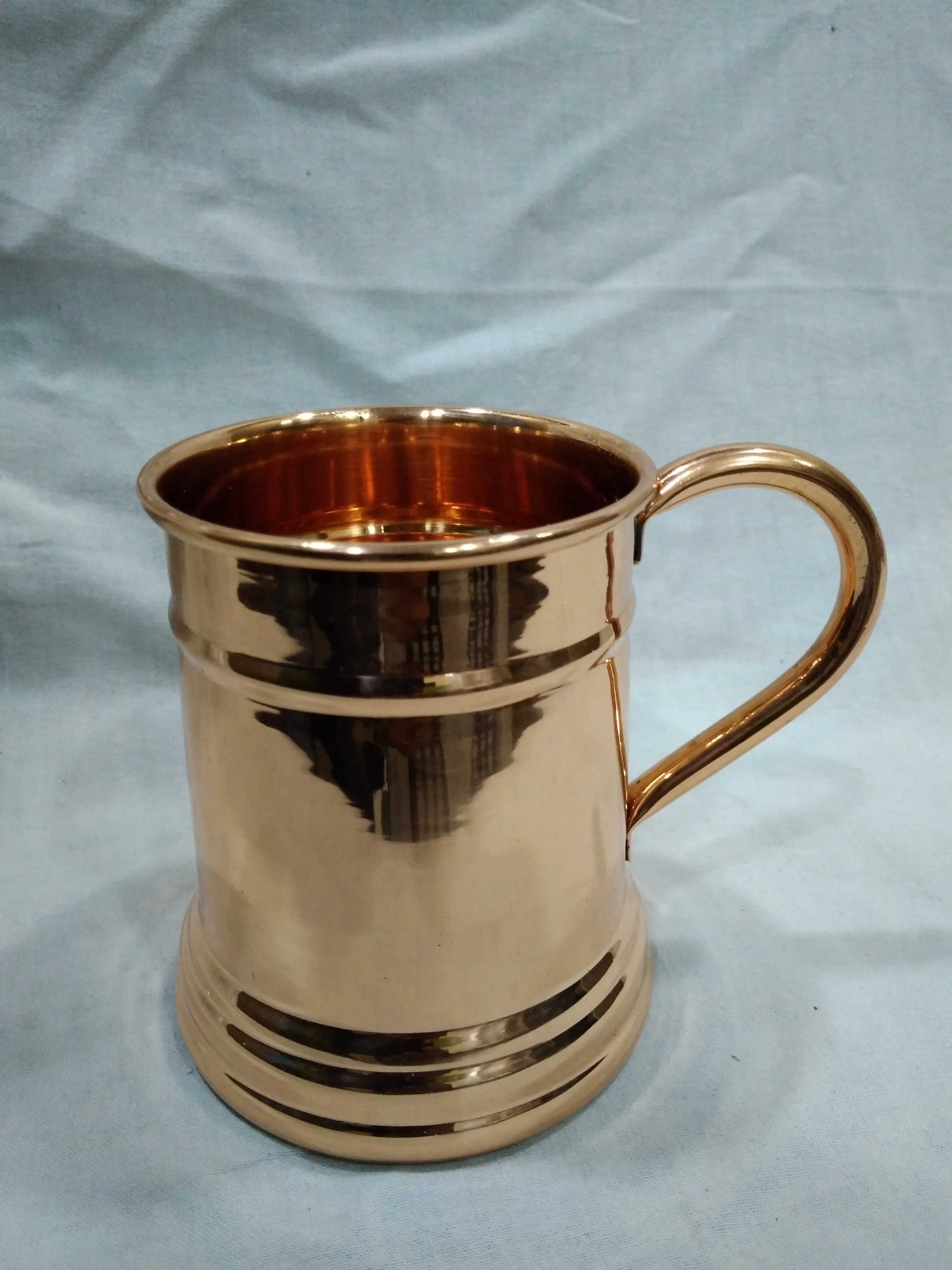 Premium 100% Solid Copper Moscow Mule Mugs - Exquisite Craftsmanship for Authentic Refreshment