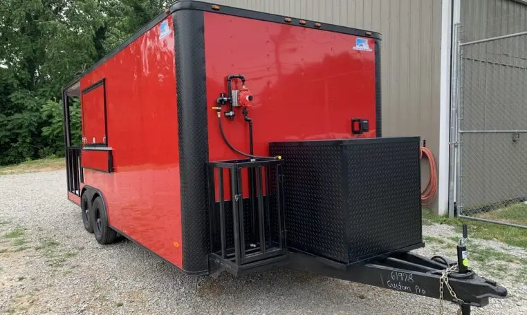 Standard Mobile Food Truck 8.5x20 Equipped BBQ Trailer Milk Mobile Restaurant Restaurant Equipment Food Trailer for Sale Canada
