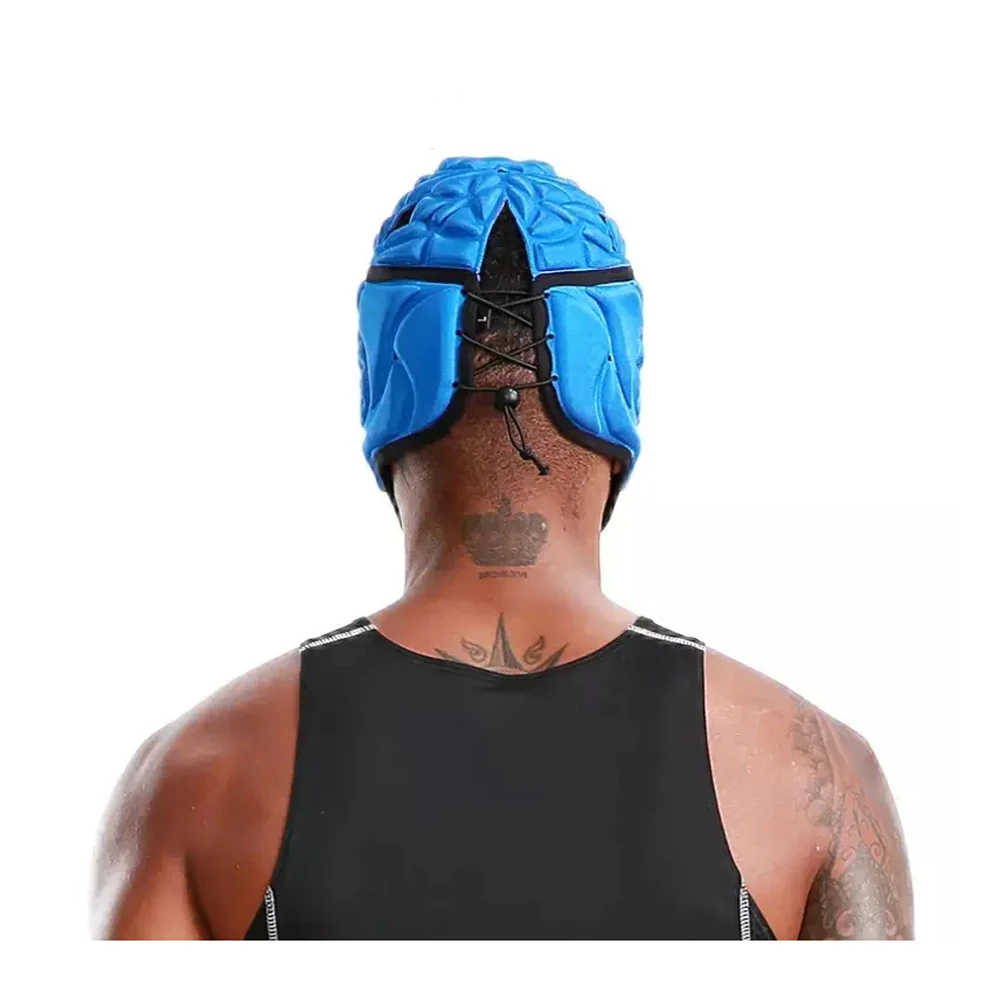 Outdoor Sports Football Rugby Crash Headgear EVA Helmet Surfing Hat Safety Rugby Football Soft Shell Helmet
