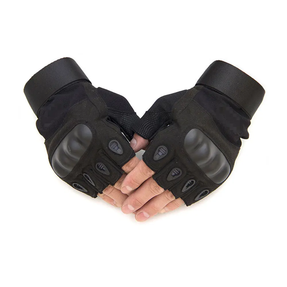 Пластиковые резиновые камуфляжные тактические перчатки для