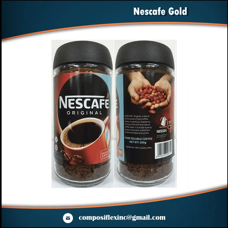 Globally Selling High Quality Nescafe Gold Instant Coffee 100g 200g at Affordable Market Price