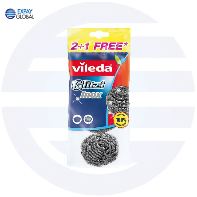 For Vileda Glitzi Inox 2+1 Free dish scouring wire all kinds Steel Wire