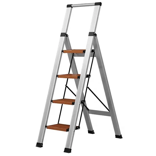 NEW Aluminium foldable Scaffolding Telescopic Ladders Folding Aluminum Ladder rack