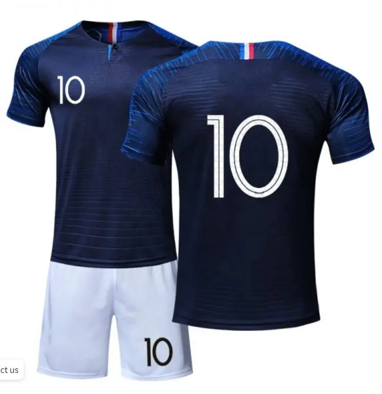 Player Name & Number Customize Sublimation Football Uniform with Short