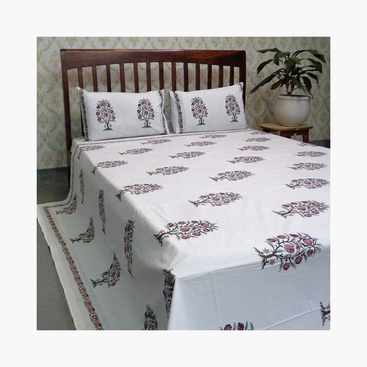 Хит продаж, хлопковое покрывало королевского размера с вышивкой