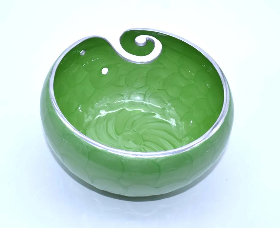 Yarn Bowl Pakka wood sewing Accessories High quality Wooden needlework Customized Size Storage Crochet Organizer Wool Storage
