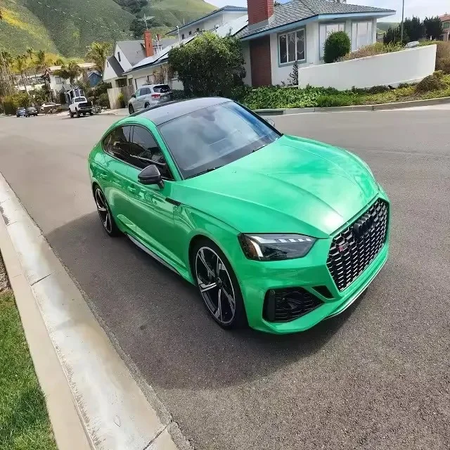 Подержанный 2022 Au-di RS5 Sportback Twin-Turbo V6 AWD высокооснащенный Audi эксклюзивный Зеленый двигатель 2 9 л с турбонаддувом
